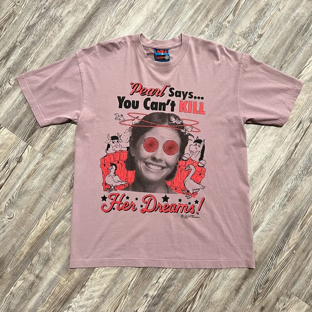 A24 x Online Ceramics Pearl Graphic Tee L